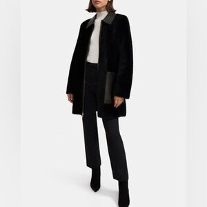 Theory Piazza Shearling Coat